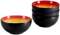 creaTable Buddha Bowl 4-tlg. HOT RED, rot, Steinzeug