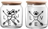 Ritzenhoff &amp; Breker Dose 1,1L Love MIKA, klar, Glas