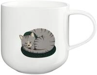 ASA SELECTION Henkelbecher Cat COPPA XMAS, multicolour, Bone China