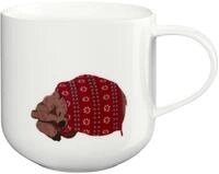 ASA SELECTION Henkelbecher Brown Bear COPPA XMAS, multicolour, Bone...