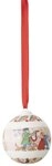 Hutschenreuther Weihnachtskugel 2026 &Oslash;6,2cm, multicolour, Porzellan