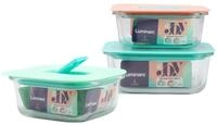 creaTable Dosenset 3-tlg. UNIQUE, transparent, Glas