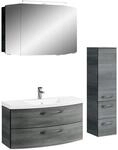 Pelipal Badkombination CASSCA SPRINT, Graphit, Holznachbildung