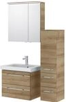 Pelipal Badblock BALTO SPRINT, Riviera Eiche, Holznachbildung