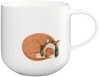 ASA SELECTION Henkelbecher Red Fox COPPA XMAS, multicolour, Bone China