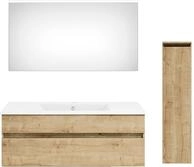 Puris Badkombination GET2YOU 21, Eiche natur, Holznachbildung