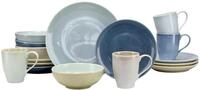 creaTable Kombiservice 16-tlg REACTIVE, multicolour, Steinzeug