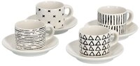 Zeller Present Espresso-Set 8-tlg., multicolour, Keramik