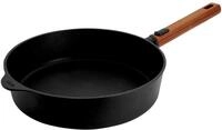 Woll Guss-Hochrandpfanne ECO LOGIC QXR, schwarz, Aluminium