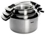 Woll Topfset 6-tlg. CONCEPT PRO, silber, Mischgewebe