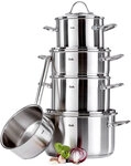 Fissler Topfset 5-tlg. PARIS, silber, Edelstahl
