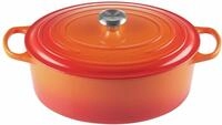 LE CREUSET Br&auml;ter SIGNATURE, orange, Gusseisen