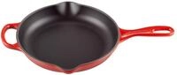 LE CREUSET Brat- &amp; Servierpfanne 23cm Kirschrot, rot, Gusseisen