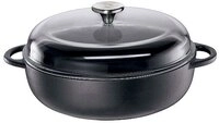 K&Uuml;CHENPROFI Bauernpfanne 28cm schwarz PROVENCE, schwarz, Gusseisen