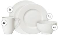 Villeroy &amp; Boch Starter-Set 16-tlg. FOR ME, Porzellan