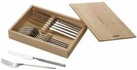 Villeroy &amp; Boch Steakbesteck 12-tlg NEW WAVE, silber, Edelstahl