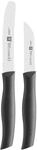 ZWILLING Messer-Set 2-tlg., schwarz/ silber, Edelstahl