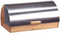 Zeller Present Brotkasten, silber, Bambus