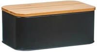 Zeller Present Brotkasten, schwarz, Metall