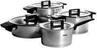 Woll Topfset 8-tlg. CONCEPT, silber, Edelstahl