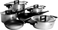 Woll Topfset 10-tlg. CONCEPT, silber, Edelstahl