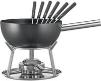 Spring Fondue-Set, schwarz/ silber, Aluminium