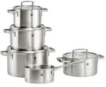 ZWILLING Topfset 5-tlg. VITALITY, chrom, Edelstahl