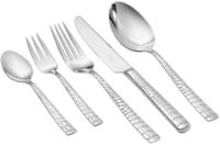 Justinus Besteck Croco 30-tlg., silber, Edelstahl