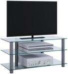 VCM TV-M&ouml;bel NETASA, silber, Aluminium