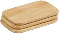 Zassenhaus 3er-Set Fr&uuml;hst&uuml;cksbretter, buche, Holz