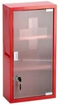 Zeller Present Medizinschrank, rot, Metall
