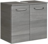 XORA Waschbeckenunterschrank ATHEN, Graphit, Holznachbildung