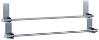 Zeller Present T&uuml;rhandtuchhalter, silber, Edelstahl