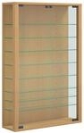 VCM Wandvitrine VITROSA, buche, Holznachbildung