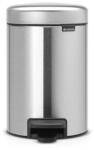 Brabantia Treteimer 3L, Matt Steel NEWLCON, silber, Edelstahl