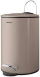 blomus Treteimer TUBO, taupe, Stahl