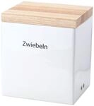 Continenta Vorratsdose mit Holzdeckel, Keramik
