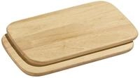Zassenhaus 2er Fr&uuml;hst&uuml;cksbrett 26cm, natur, Holz
