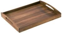 Zassenhaus Tablett, braun, Holz
