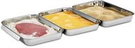 K&Uuml;CHENPROFI Panier-Set 3-tlg., silber, Edelstahl