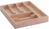 Zeller Present Besteckkasten, natur, Holz
