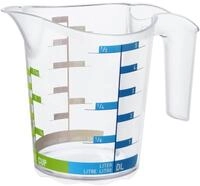 rotho Messbecher DOMINO, transparent, Kunststoff