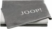 JOOP! Decke J! UNI-DOUBLEFACE, grau, Baumwolle