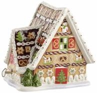Villeroy &amp; Boch Lebkuchenhaus mit Spieluhr 13x16cm,...