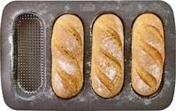 Birkmann Mini-Baguetteblech, schwarz, Stahl