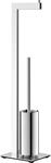 ZACK Toilettenbutler LINEA, edelstahl, Edelstahl