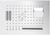 Zeller Present Memoboard mit Utensilien, silber, Edelstahl