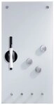 Zeller Present Memoboard mit Haken, Glas