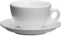 Cilio Cappuccinotasse wei&szlig; ROMA, Porzellan
