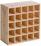 Zeller Present Weinregal, natur, Holz